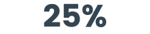 25 percent