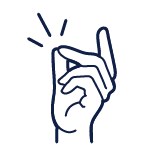 finger snap icon